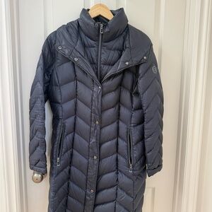 Calvin Klein Charcoal Puffer Coat